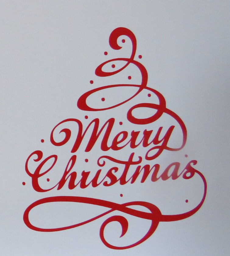 Merry Christmas Wall or window Decal