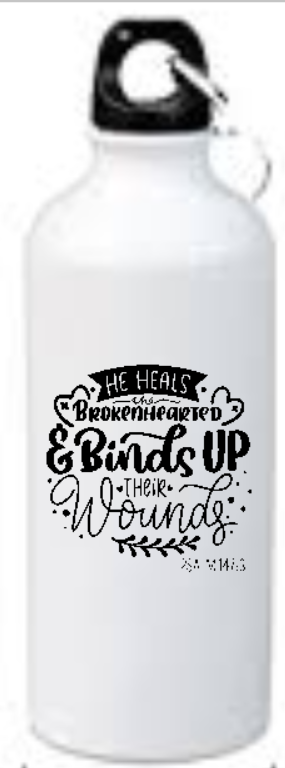 He heals the brokenhearted and binds up there wounds - NH