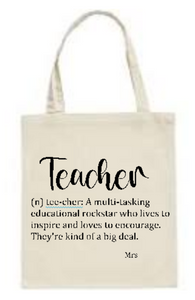 Teacher tote - Teacher
