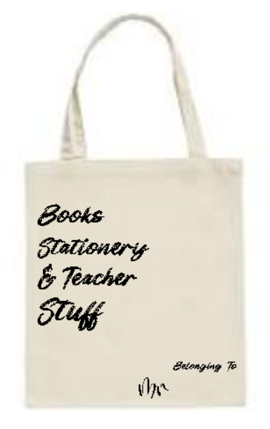 Teacher totes- books stationery and teacher stuff