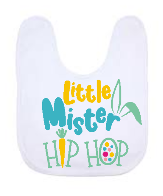 Easter Bib - little mister hip hop