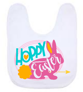 Easter bib - Hoppy Easter