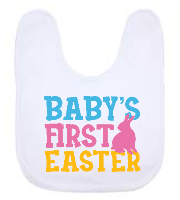 Easter bib - baby's first Easter