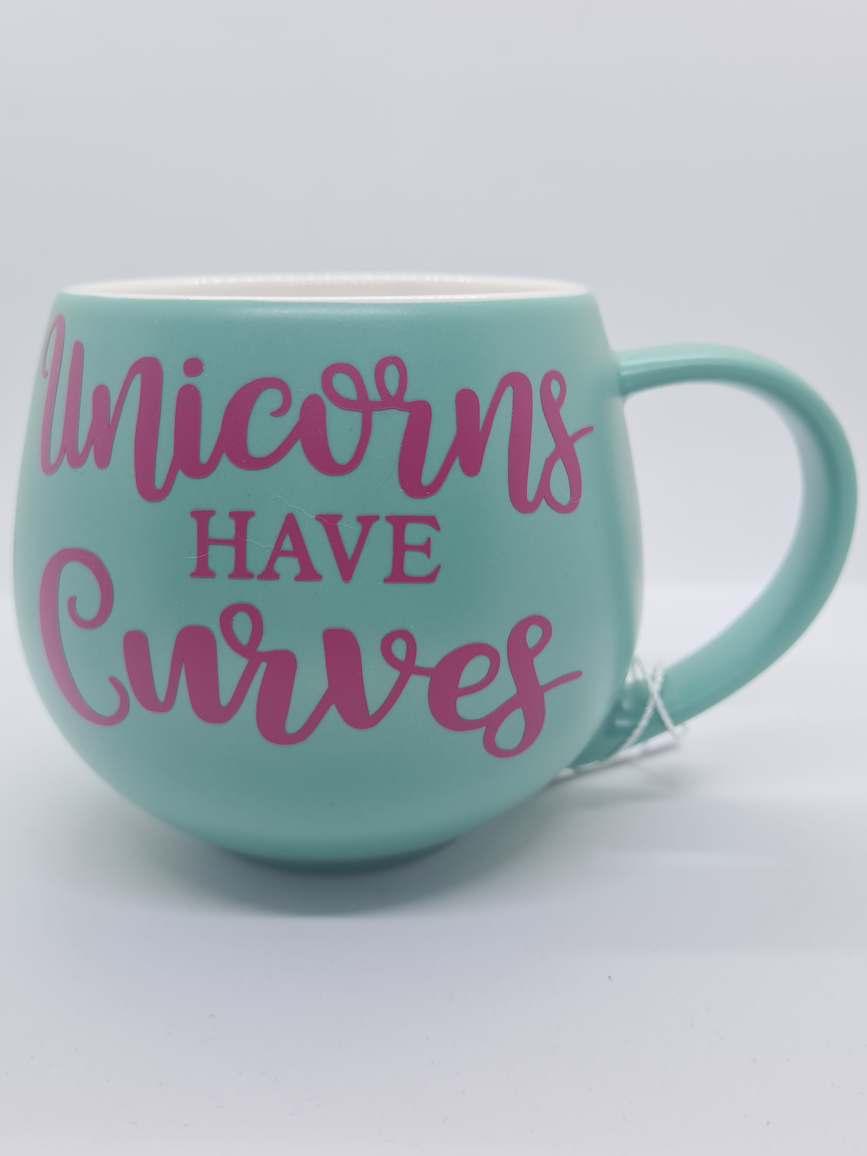 Unicorns have Curves snug mug