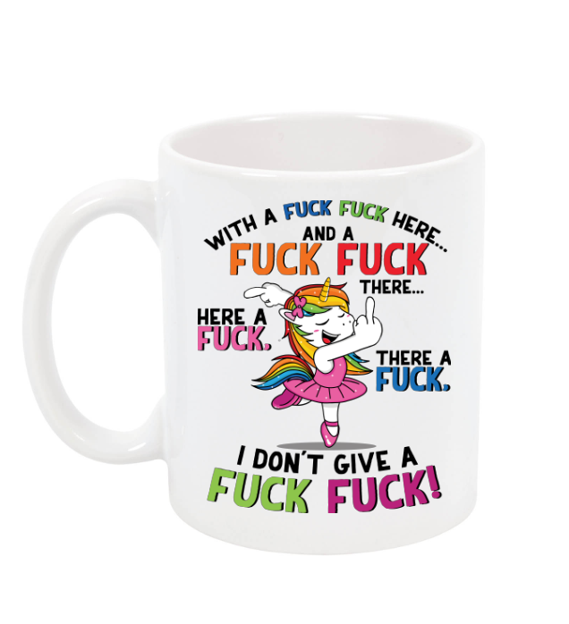 I Dont give a F#@k Unicorn Mug