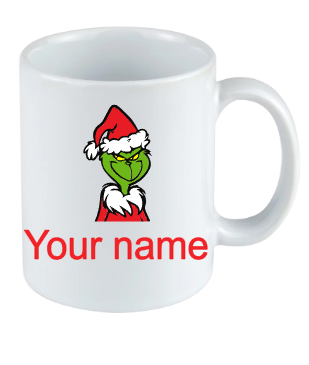 The Grinch Christmas mug - Rock Paper Scissor Throat punch