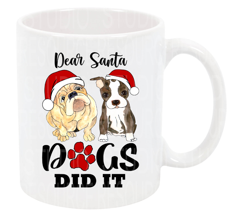 Mans best friend mug- dog lover mug - great christmas gift- dog collection