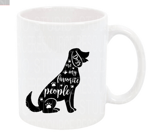 Mans best friend mug- dog lover mug - great christmas gift- dog collection