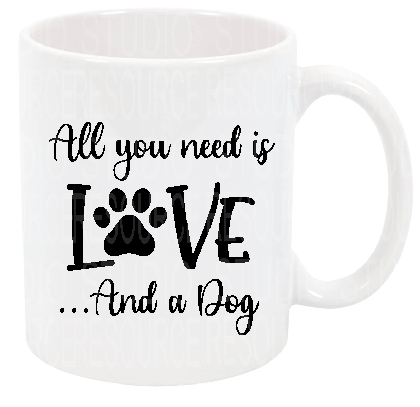 Mans best friend mug- dog lover mug - great christmas gift- dog collection