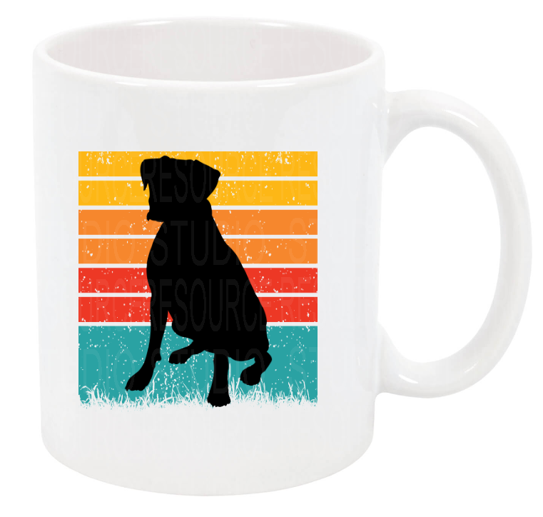 Mans best friend mug- dog lover mug - great christmas gift- dog collection