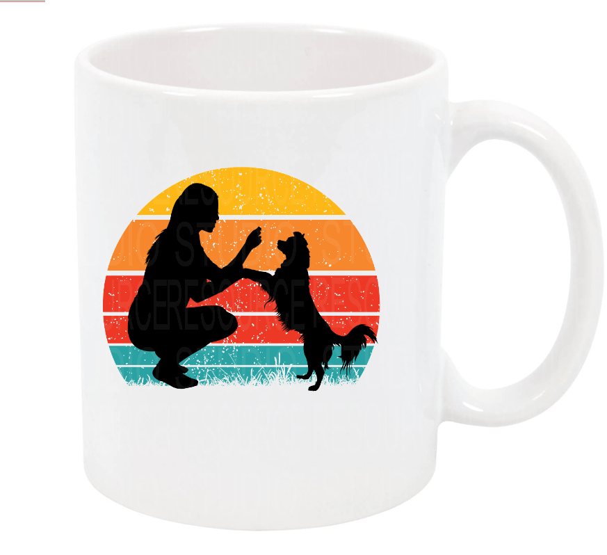 Mans best friend mug- dog lover mug - great christmas gift- dog collection