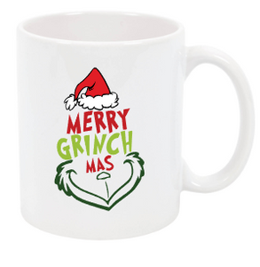 Merry Grinchmas Christmas mug