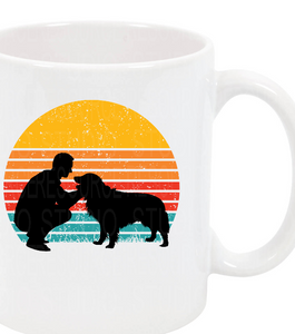 Mans best friend mug- dog lover mug - great christmas gift- dog collection