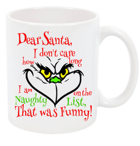 The Grinch Christmas mug - Christmas gift/stocking stuffer/secret santa