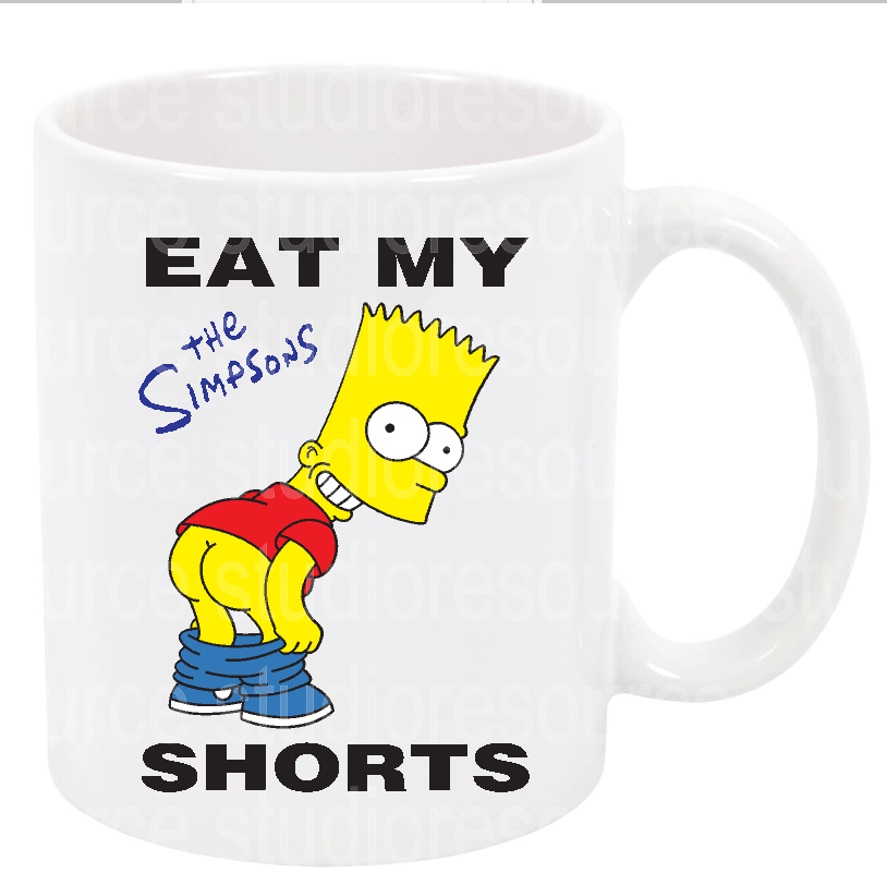 Eat My Shorts mug-Great Christmas gift