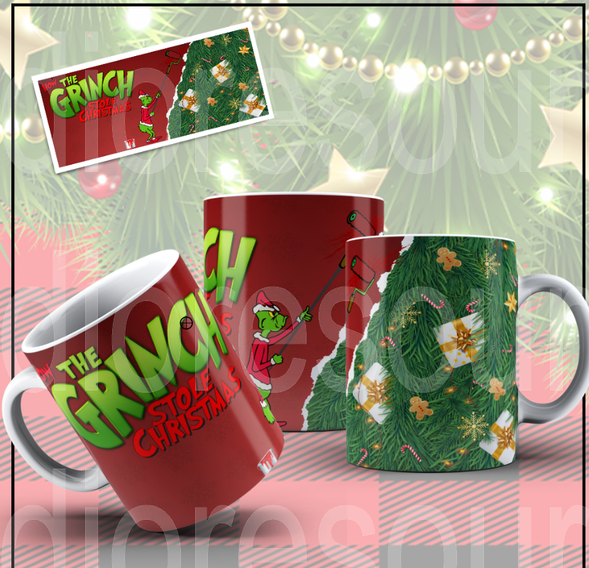 The Grinch Christmas mug 7- Great Christmas Gift!