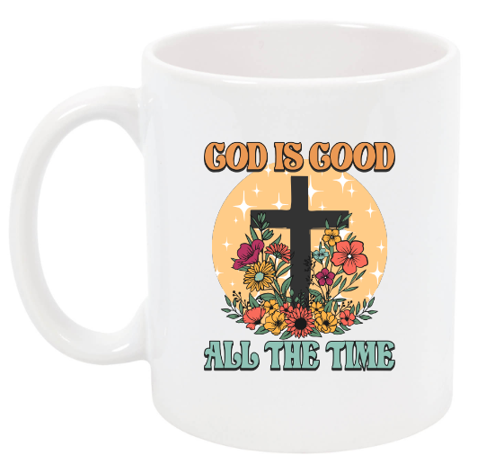 God is good Cross cup NH