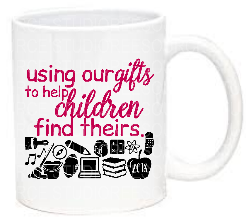 Using our gifts to help children-teacher-mug- great christmas gift