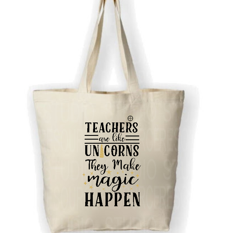 Teachers are Magic-canvas bag