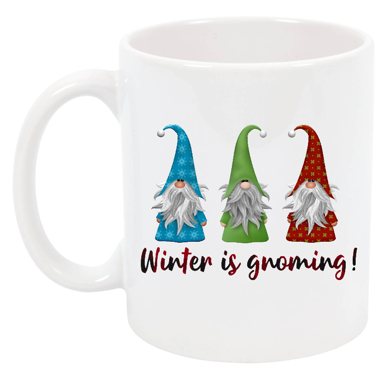 Winter is gnoming- Christmas Mug
